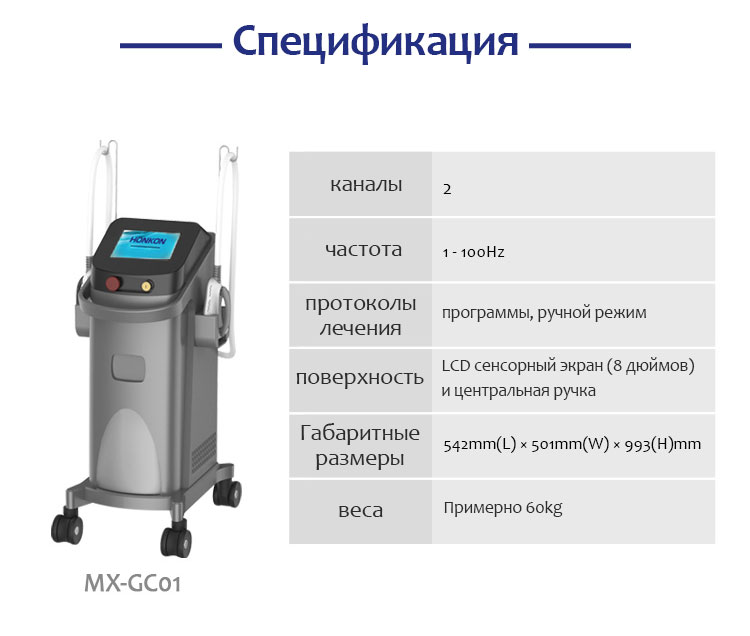 MX-GC01 Неинвазивная косметологическая машина для коррекции фигуры